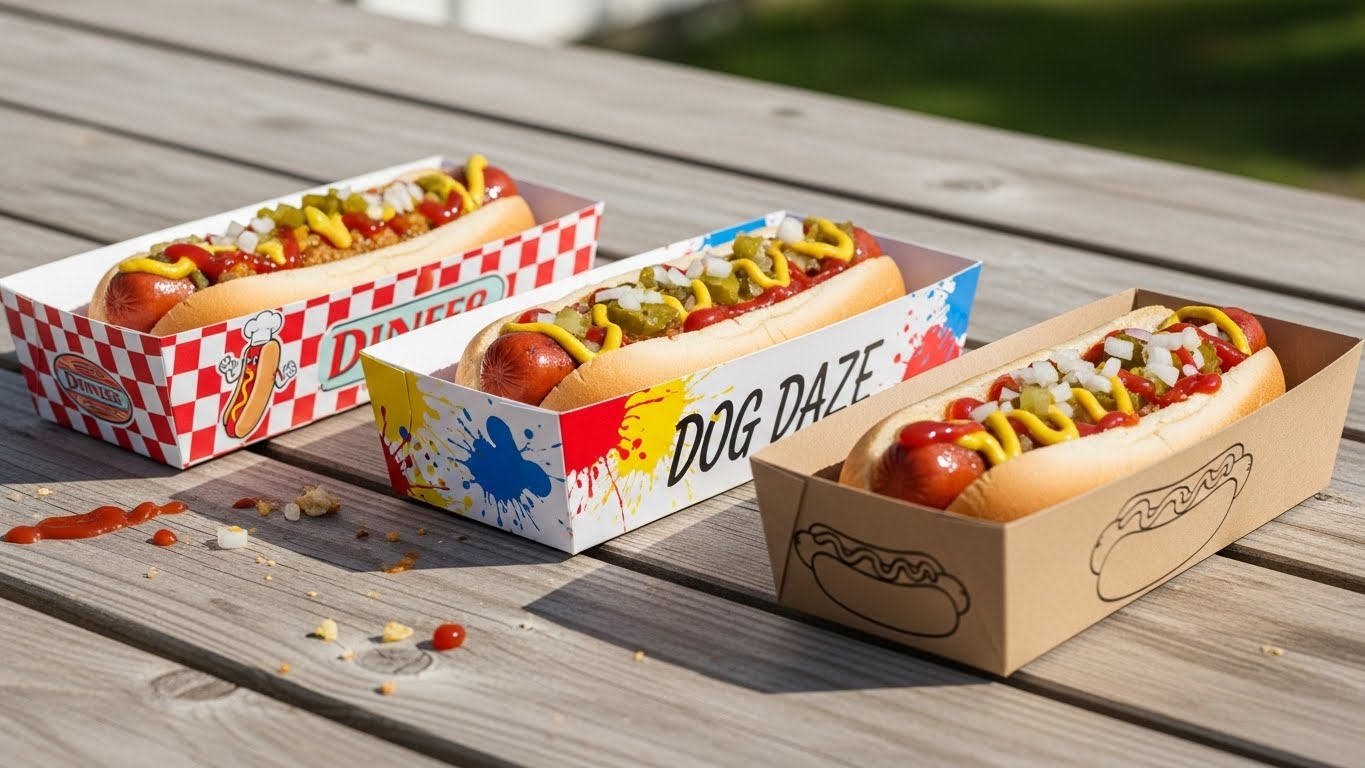 Custom Hot Dog Trays